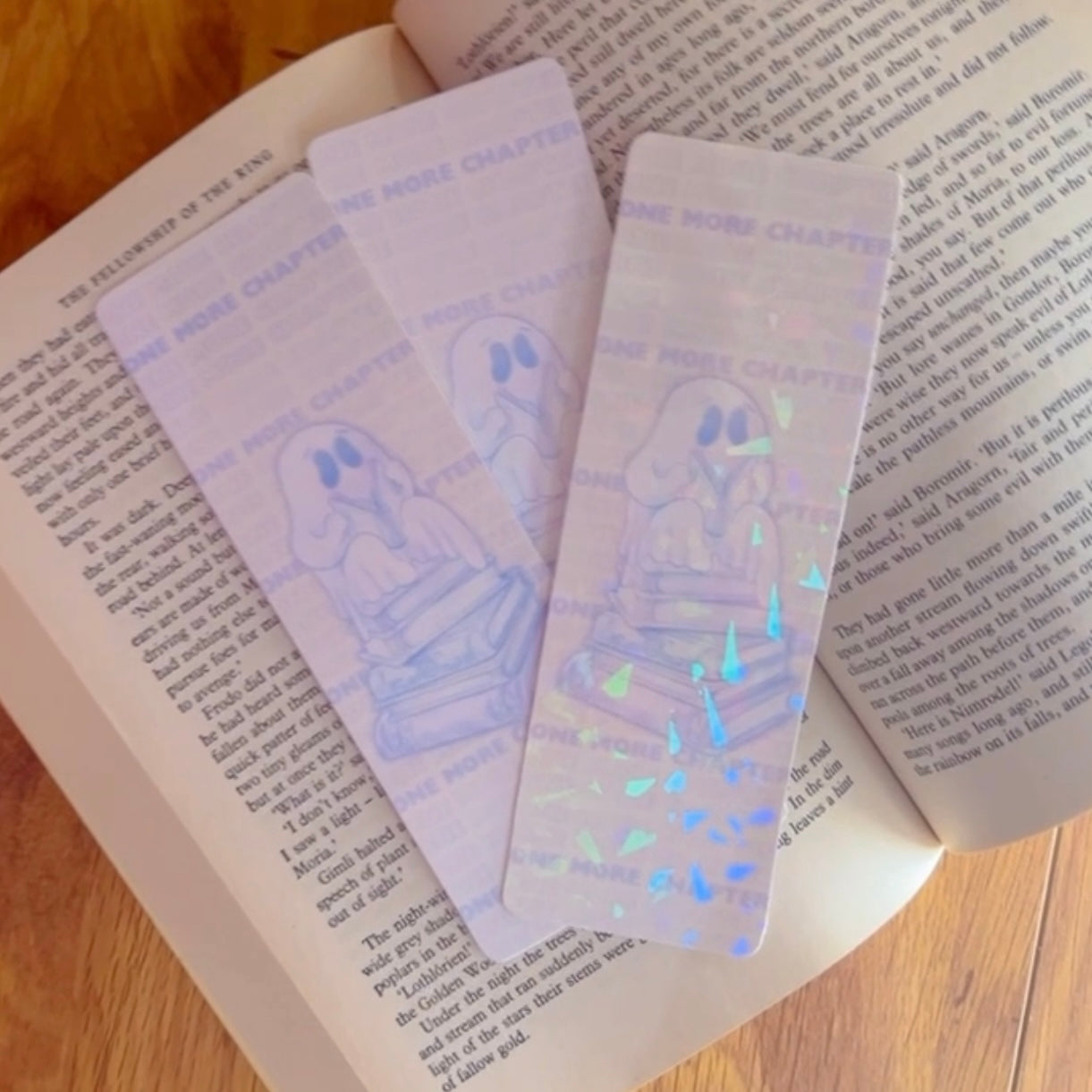 One More Chapter Ghostie Bookmark (multiple options)