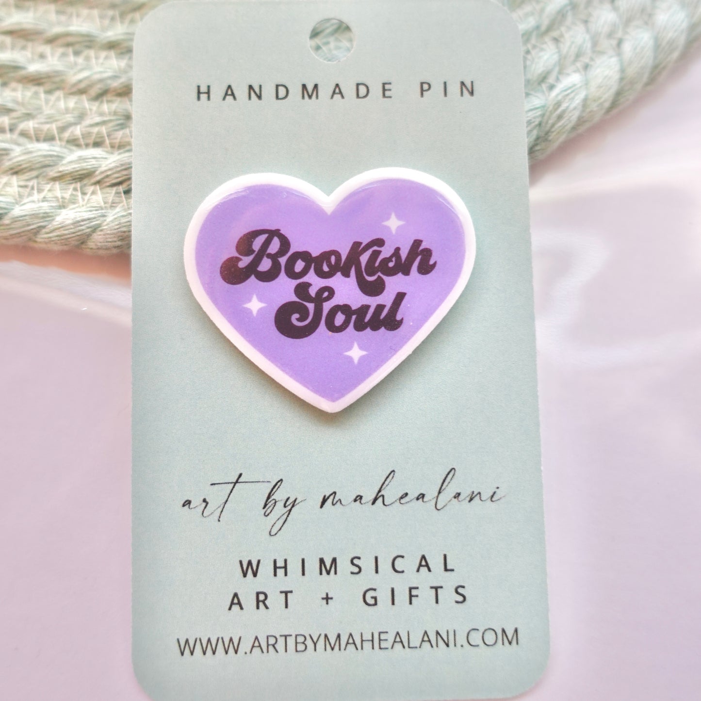 Bookish Soul Pin