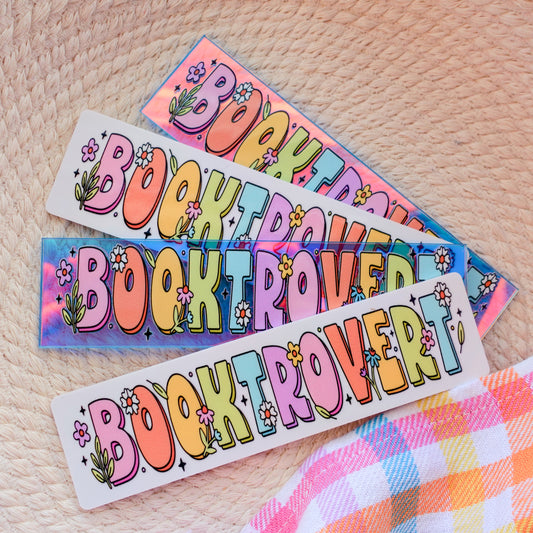 Booktrovert Acrylic Bookmark - 2 options