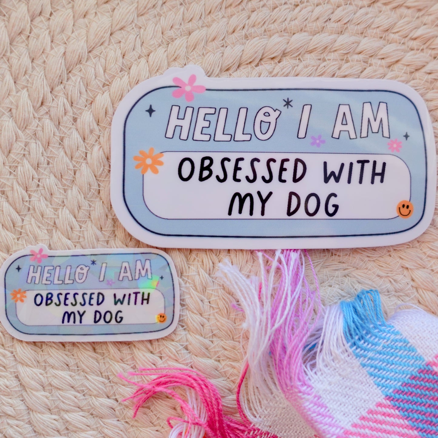 Obsessed with My Dog sticker - 3" and Mini Options