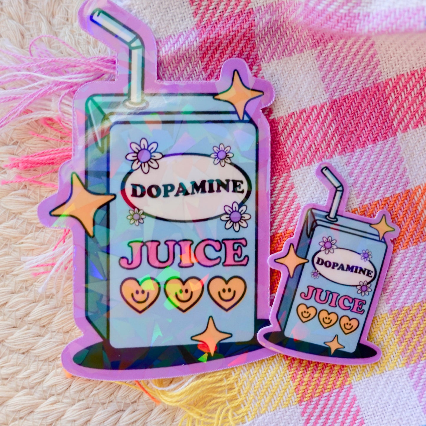 Dopamine Juice Box Sticker - 3" and Mini Options