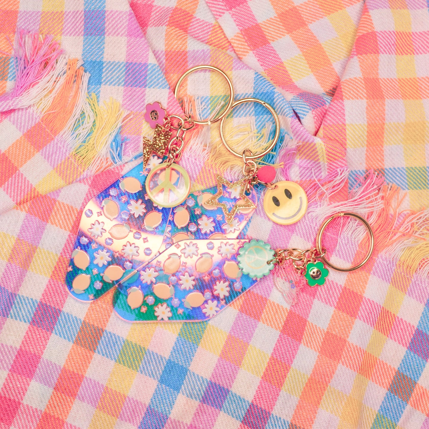 Summer Lemon Keychain - 3 options