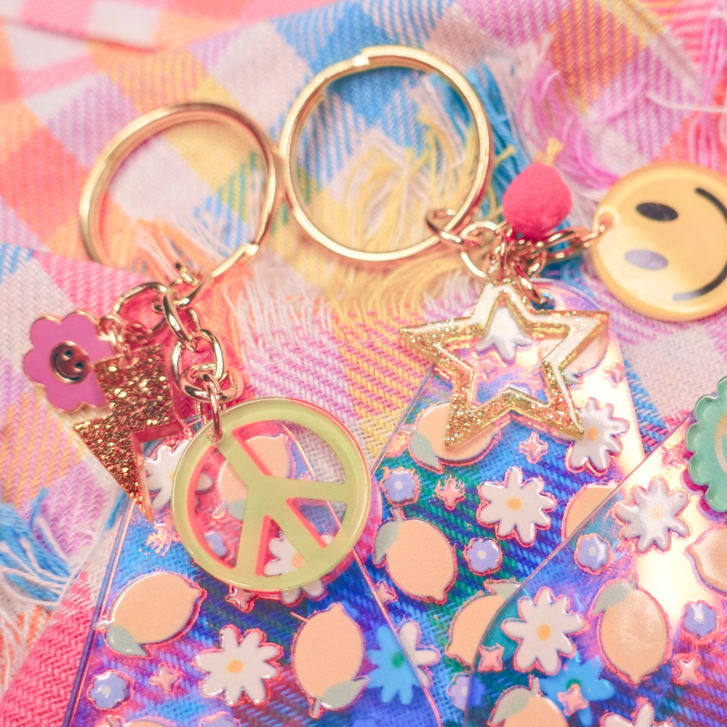 Summer Lemon Keychain - 3 options