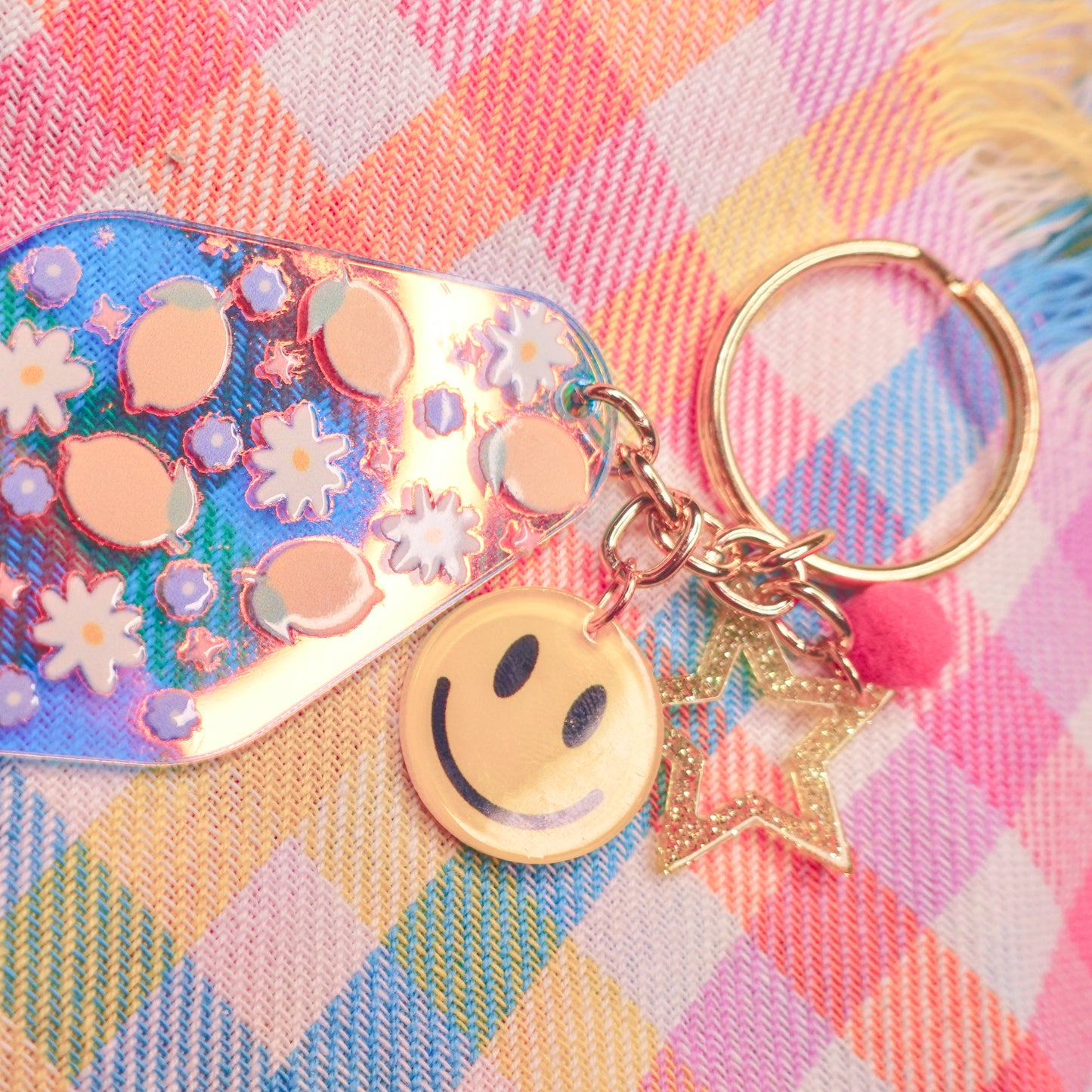 Summer Lemon Keychain - 3 options