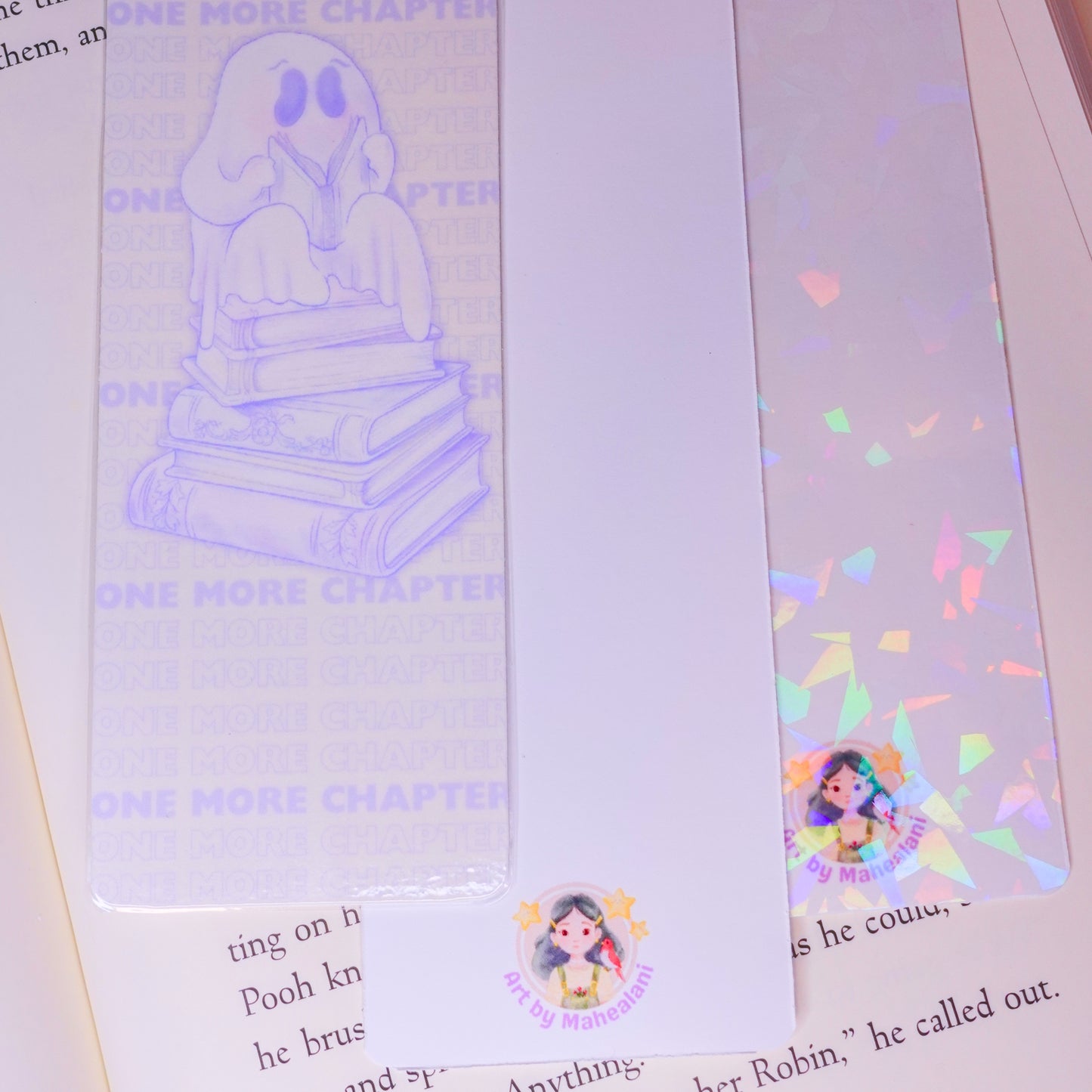 One More Chapter Ghostie Bookmark (multiple options)