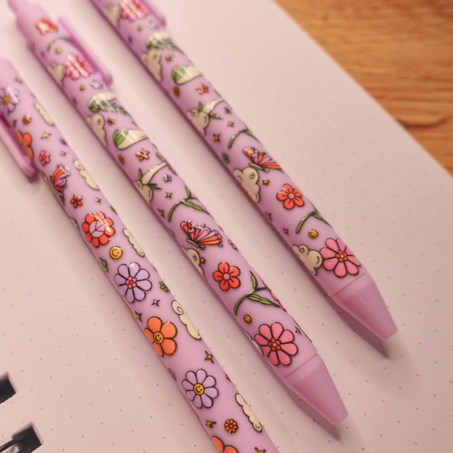 Groovy Mushies Whimsical Pens (2 color options)