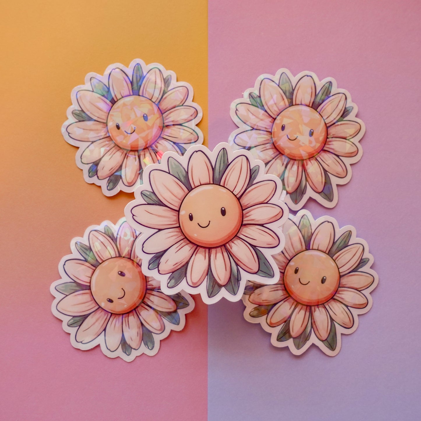 Daisy 3" + mini sticker