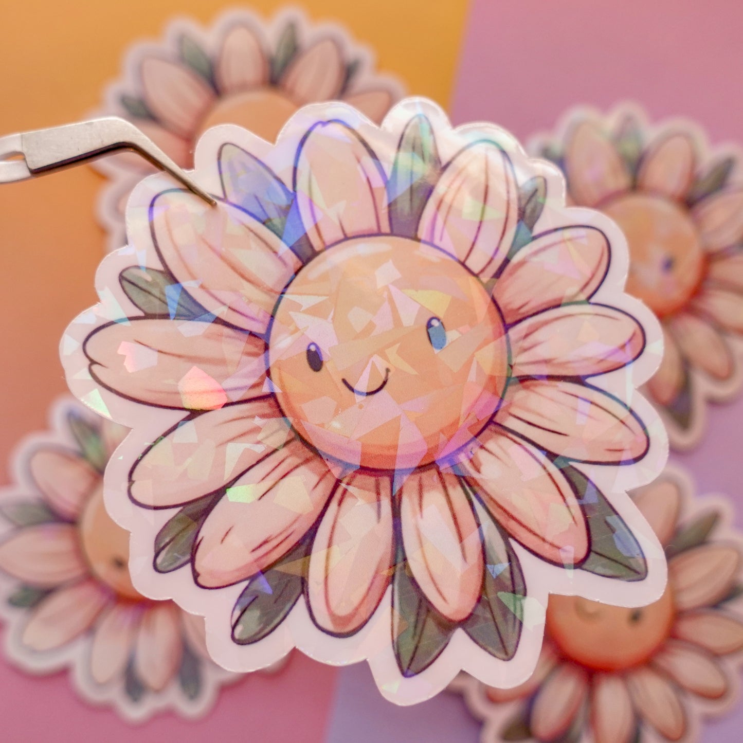 Daisy 3" + mini sticker