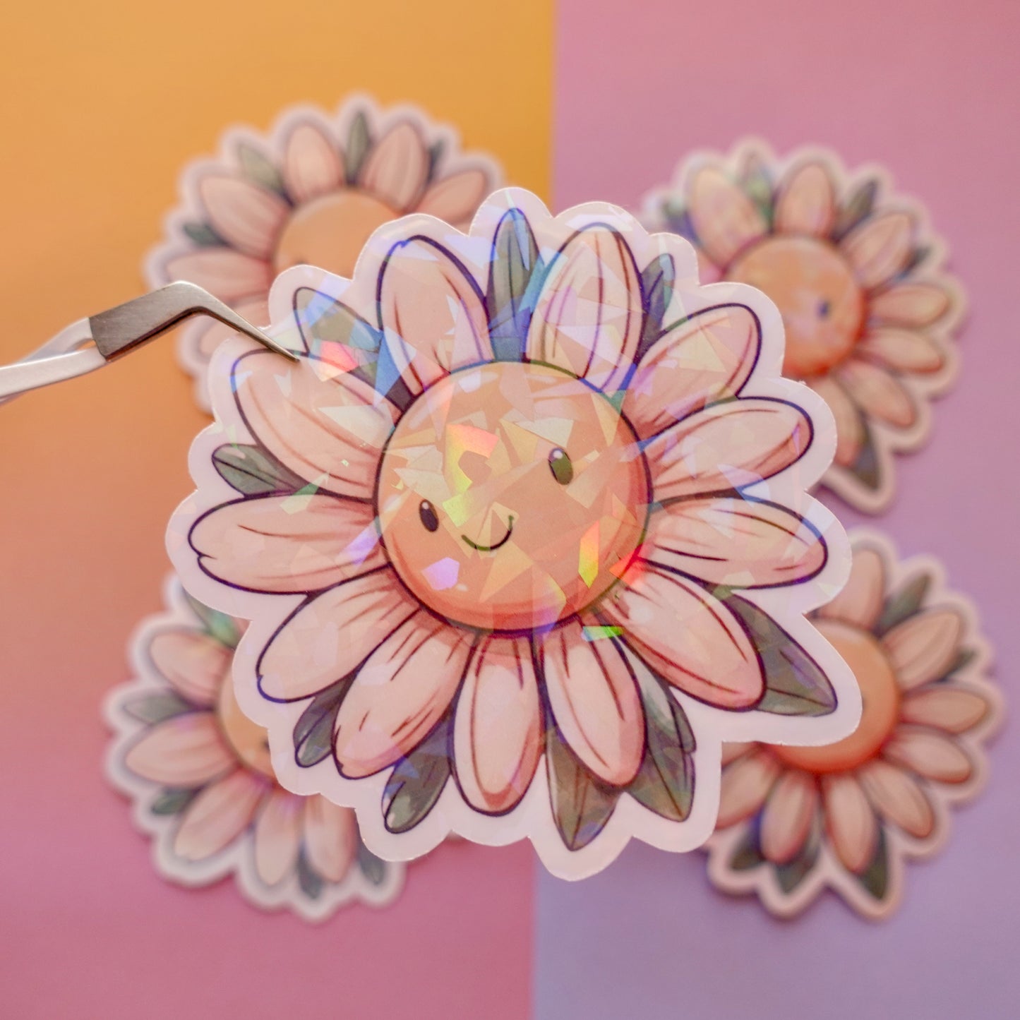 Daisy 3" + mini sticker