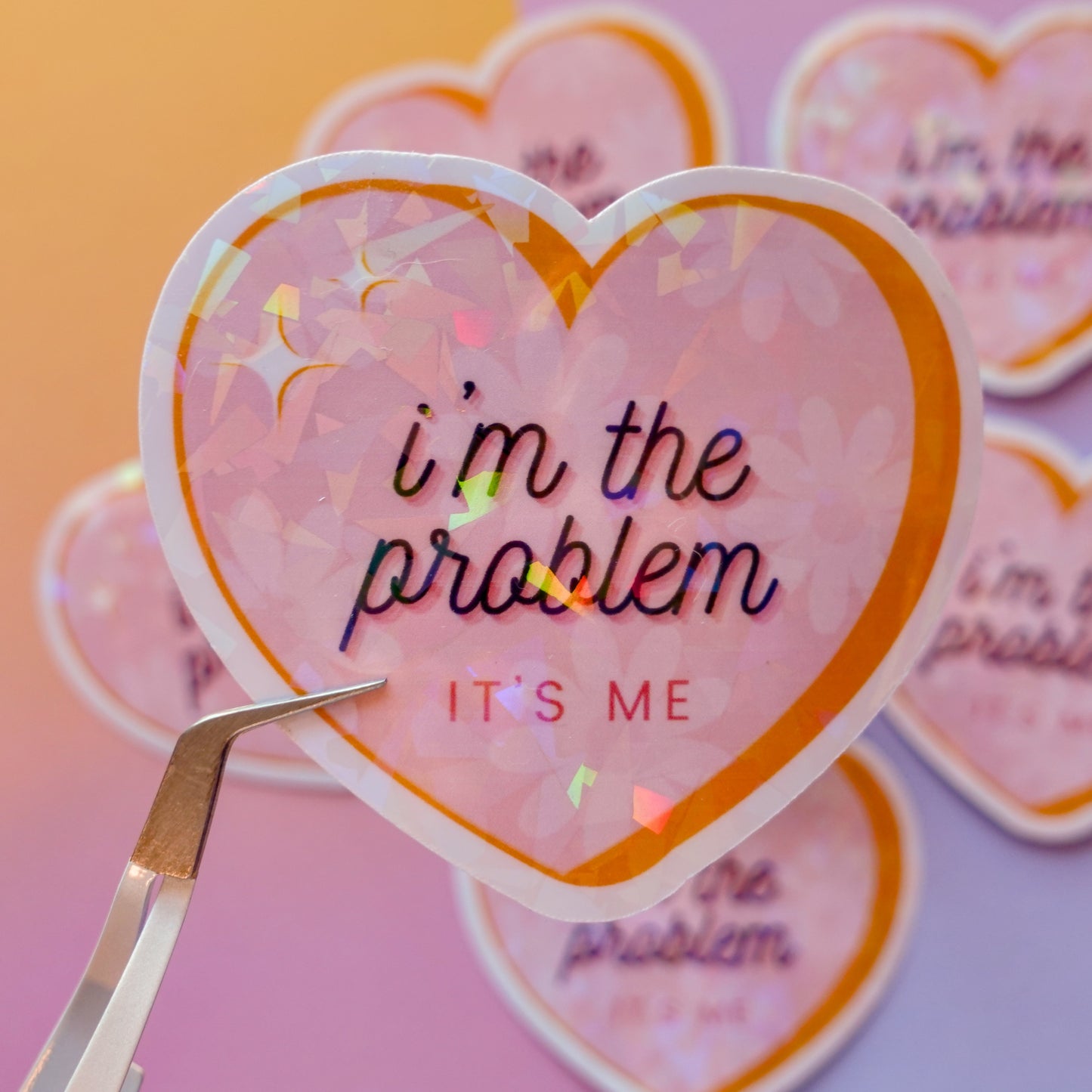 I'm the problem 3" + mini sticker