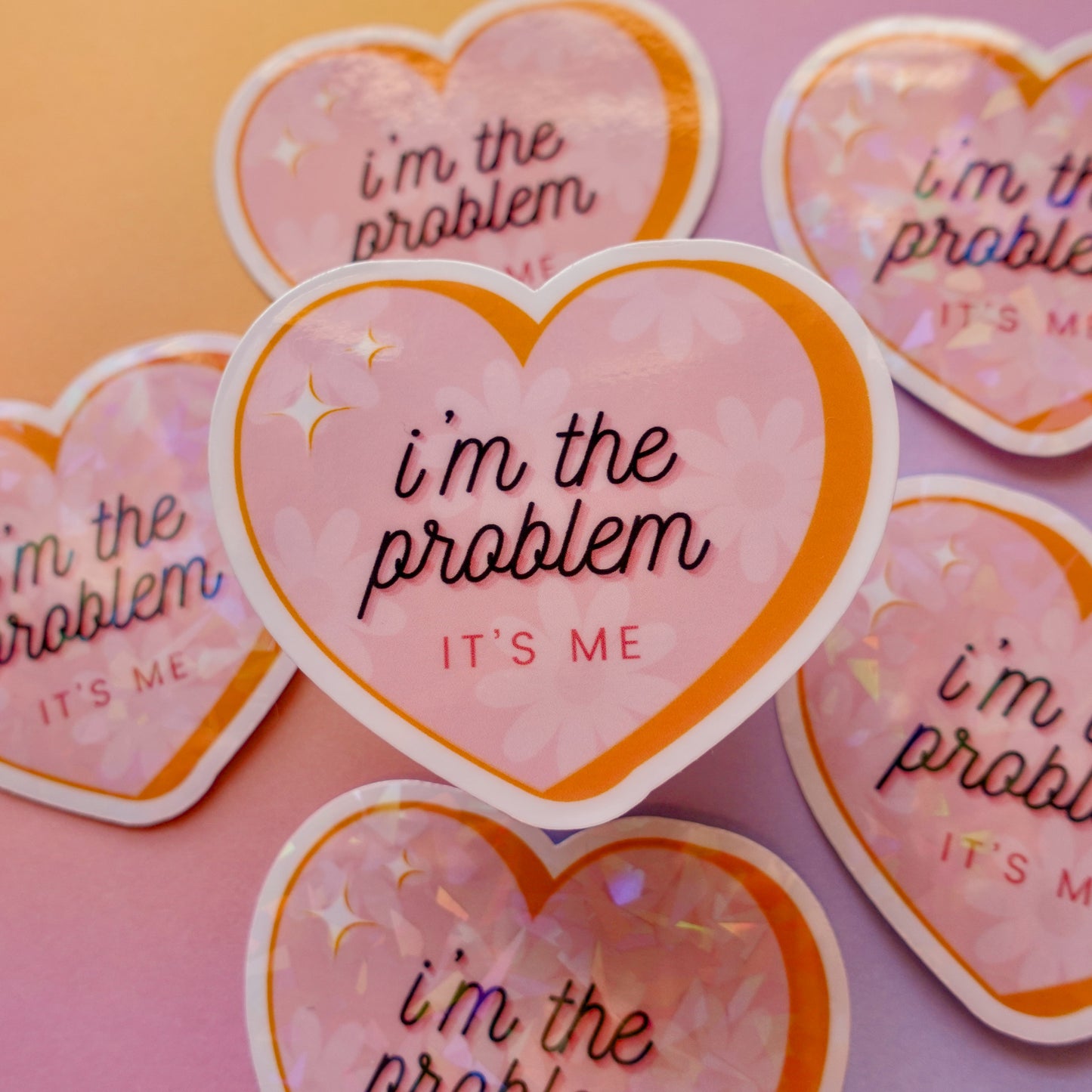 I'm the problem 3" + mini sticker