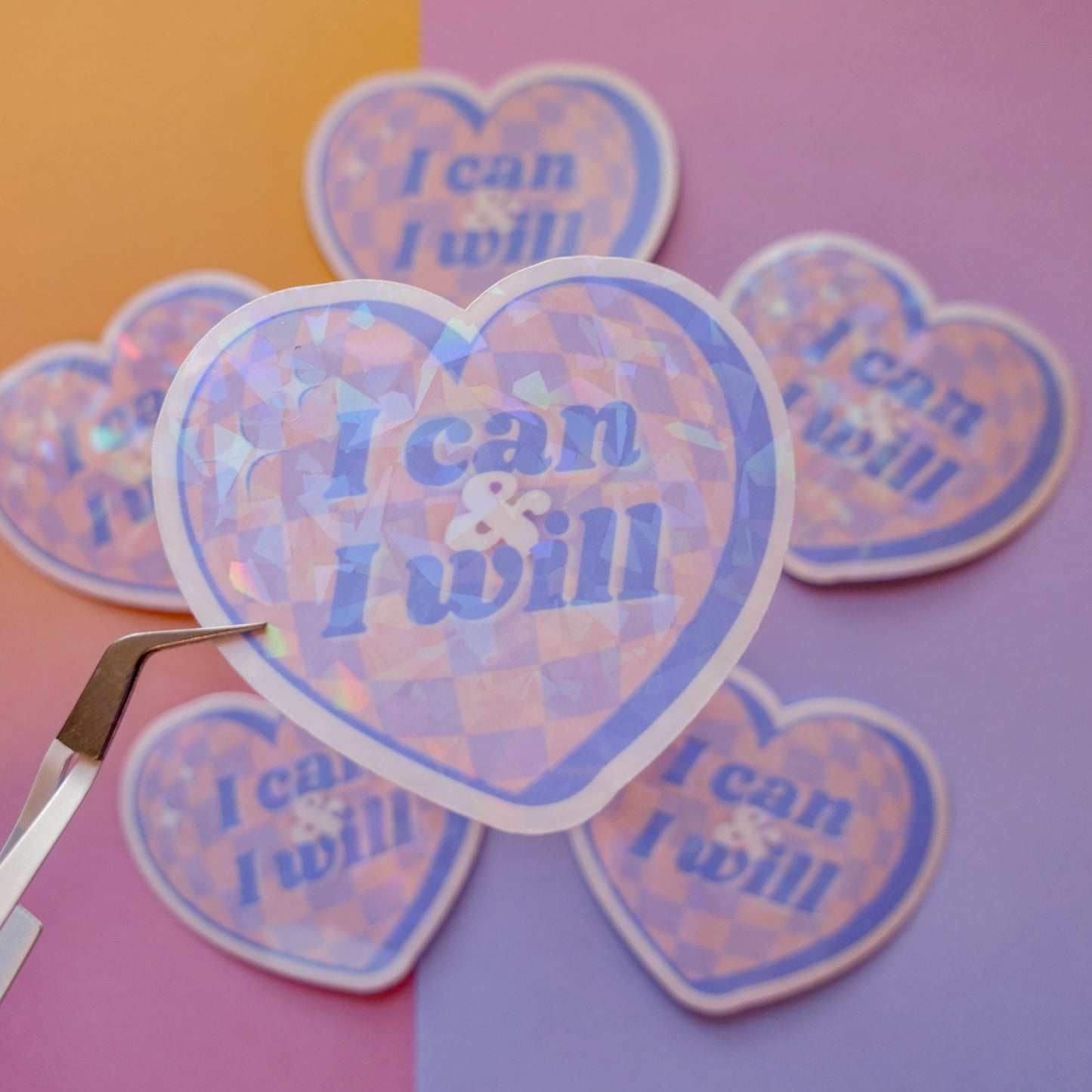 I can & I will 3" + mini sticker