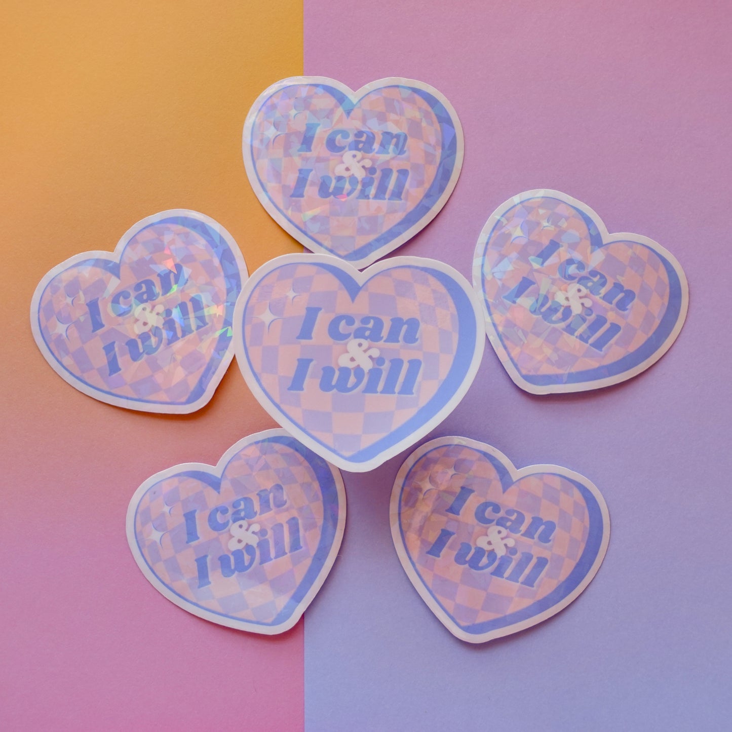 I can & I will 3" + mini sticker