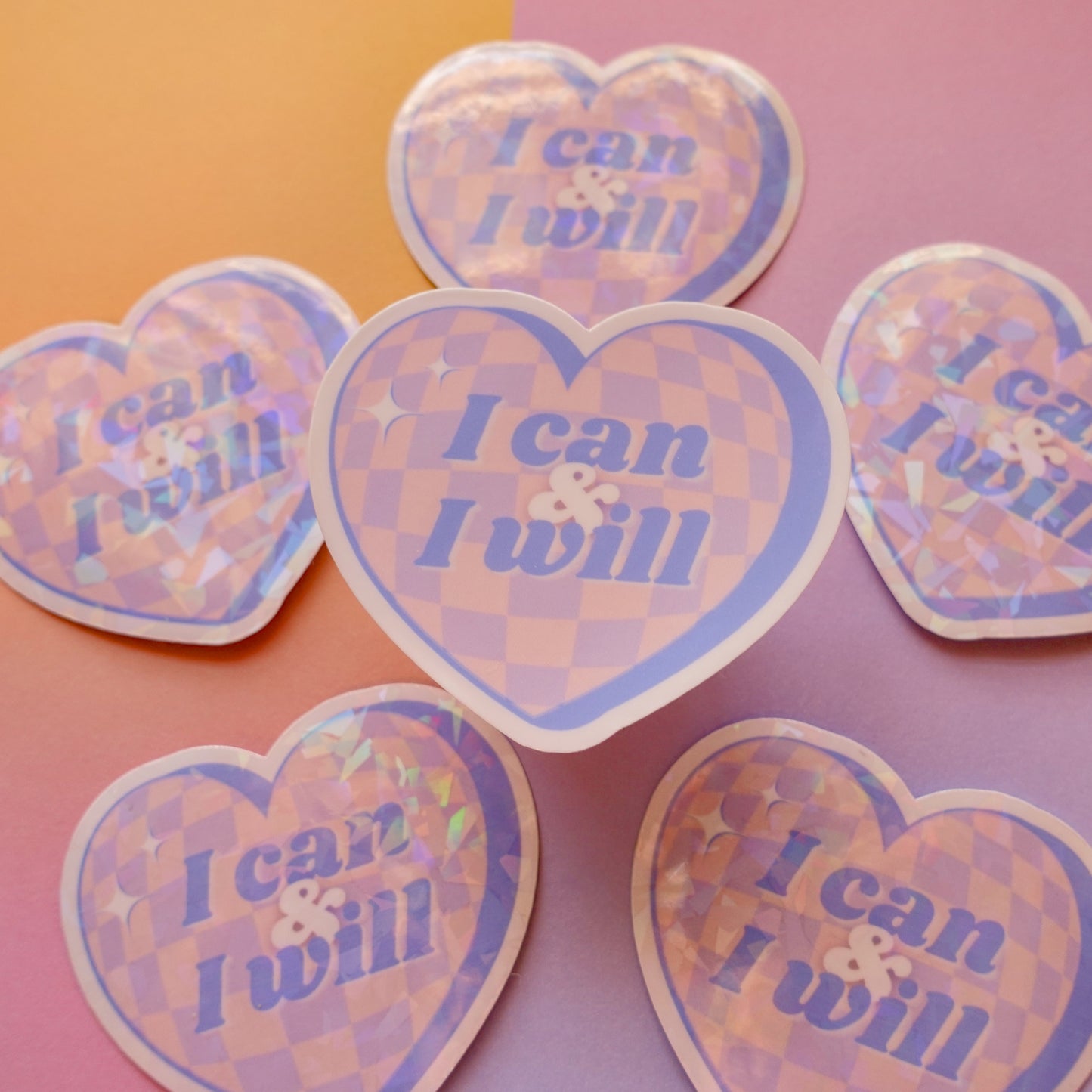 I can & I will 3" + mini sticker