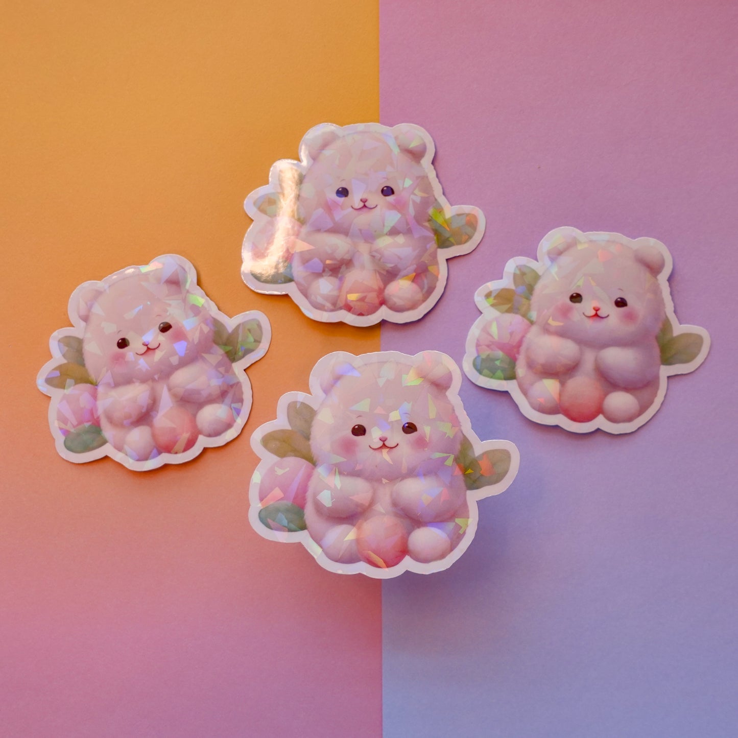 Mochi bear 3" + mini sticker