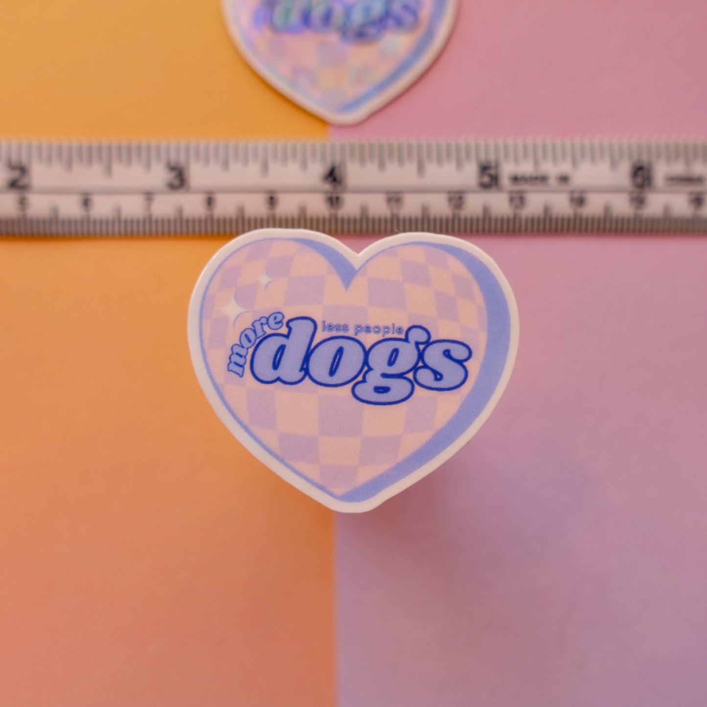 More Dogs, Less People - 3" + mini sticker