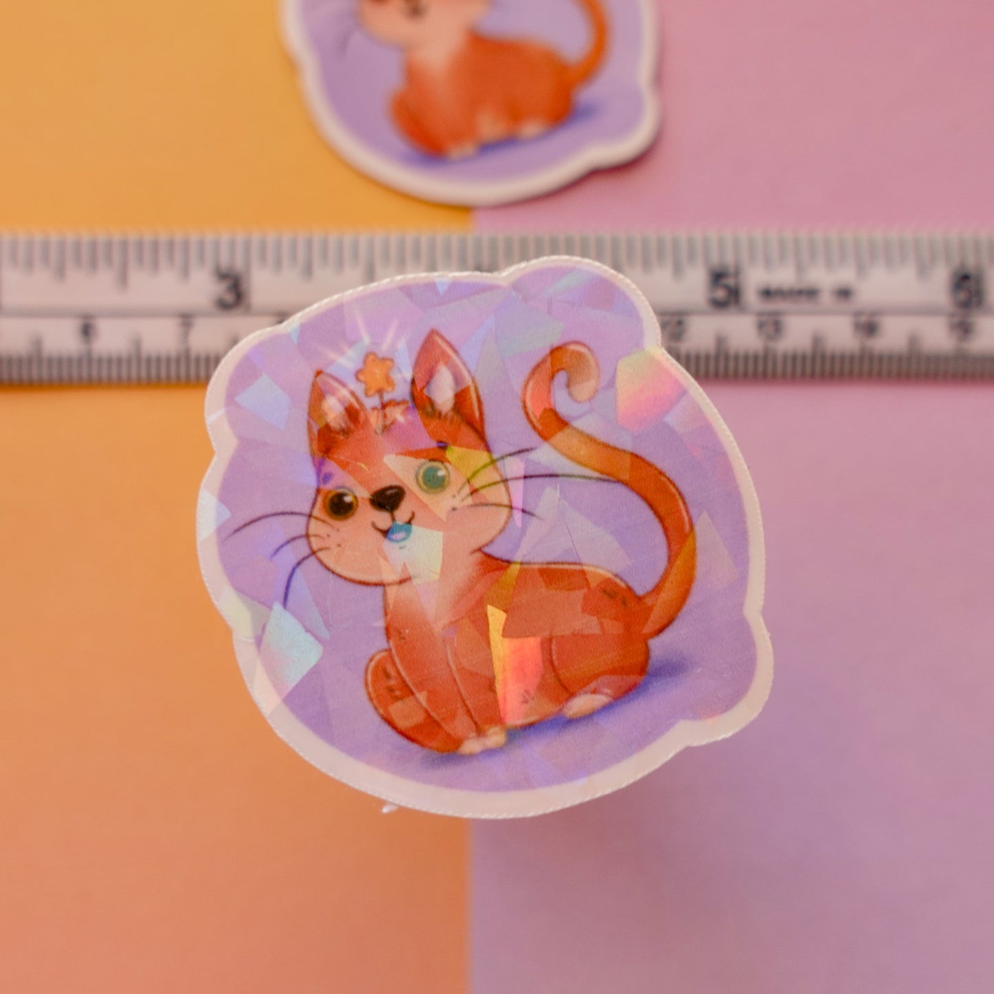 Magic Cat - 3" + mini sticker