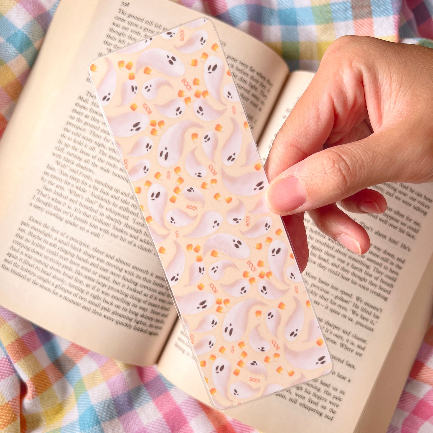 Candy Corn Ghosties Bookmark (multiple options)