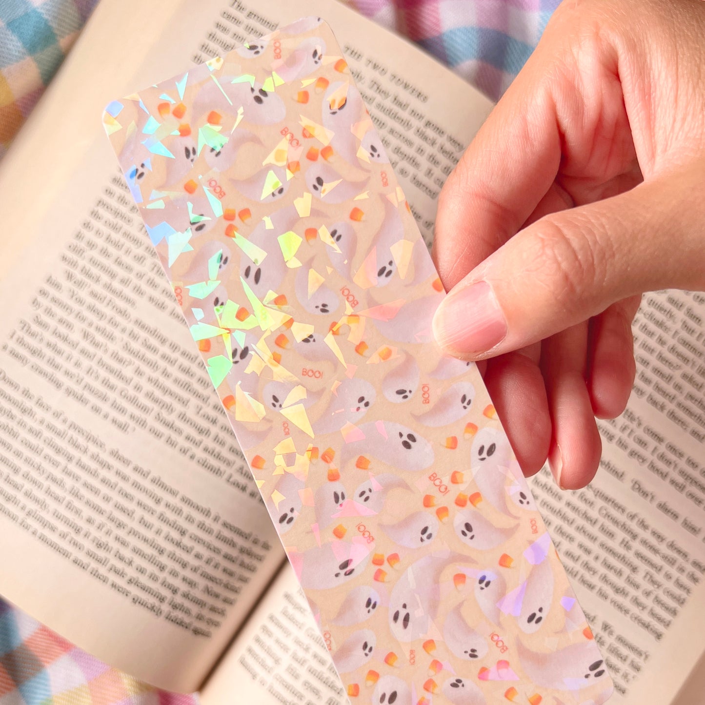 Candy Corn Ghosties Bookmark (multiple options)