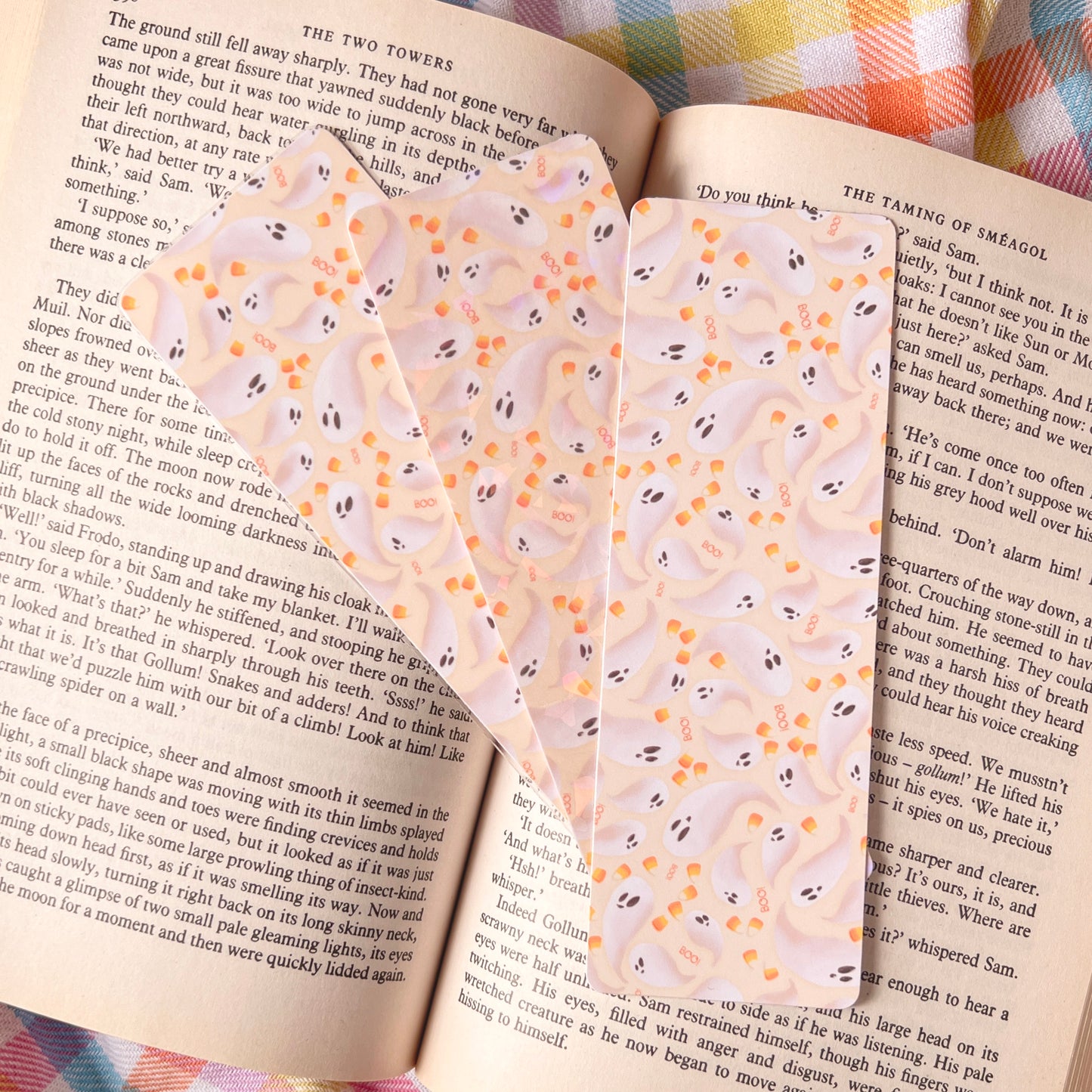 Candy Corn Ghosties Bookmark (multiple options)