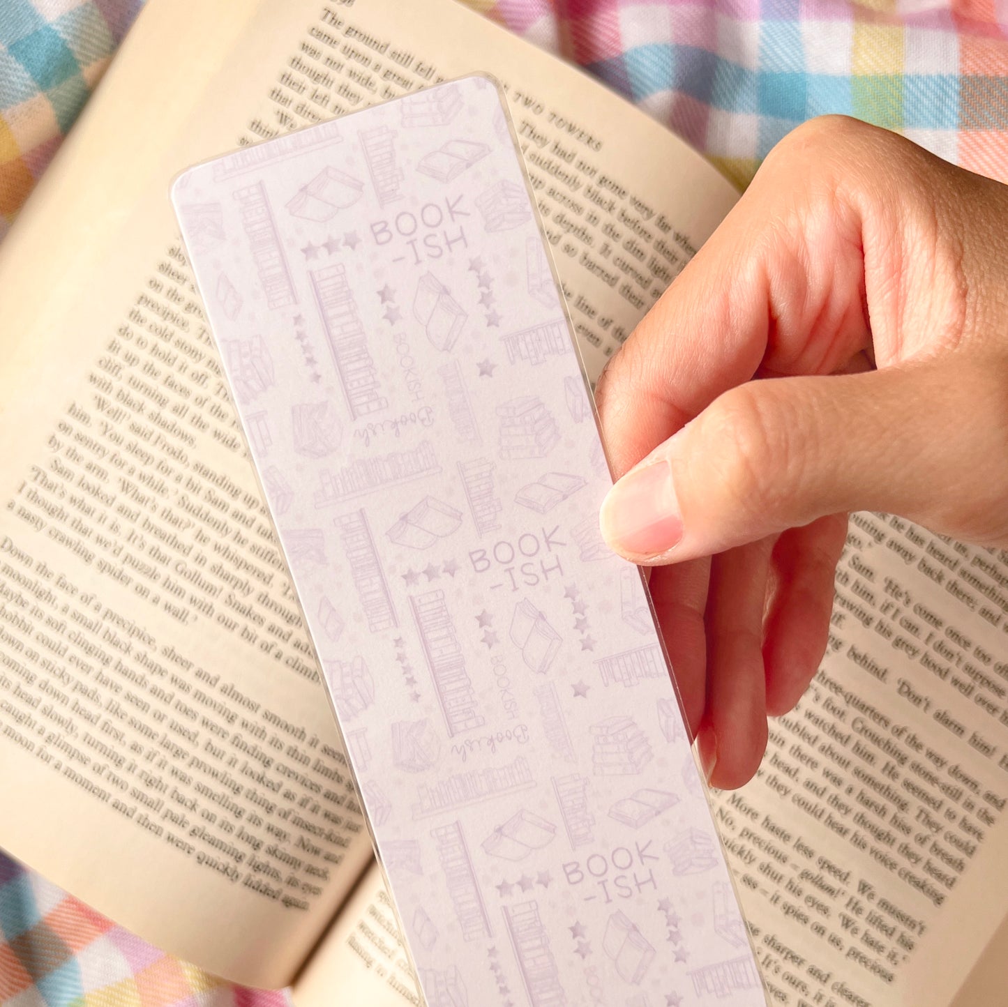 Bookish Gray Bookmark (multiple options)