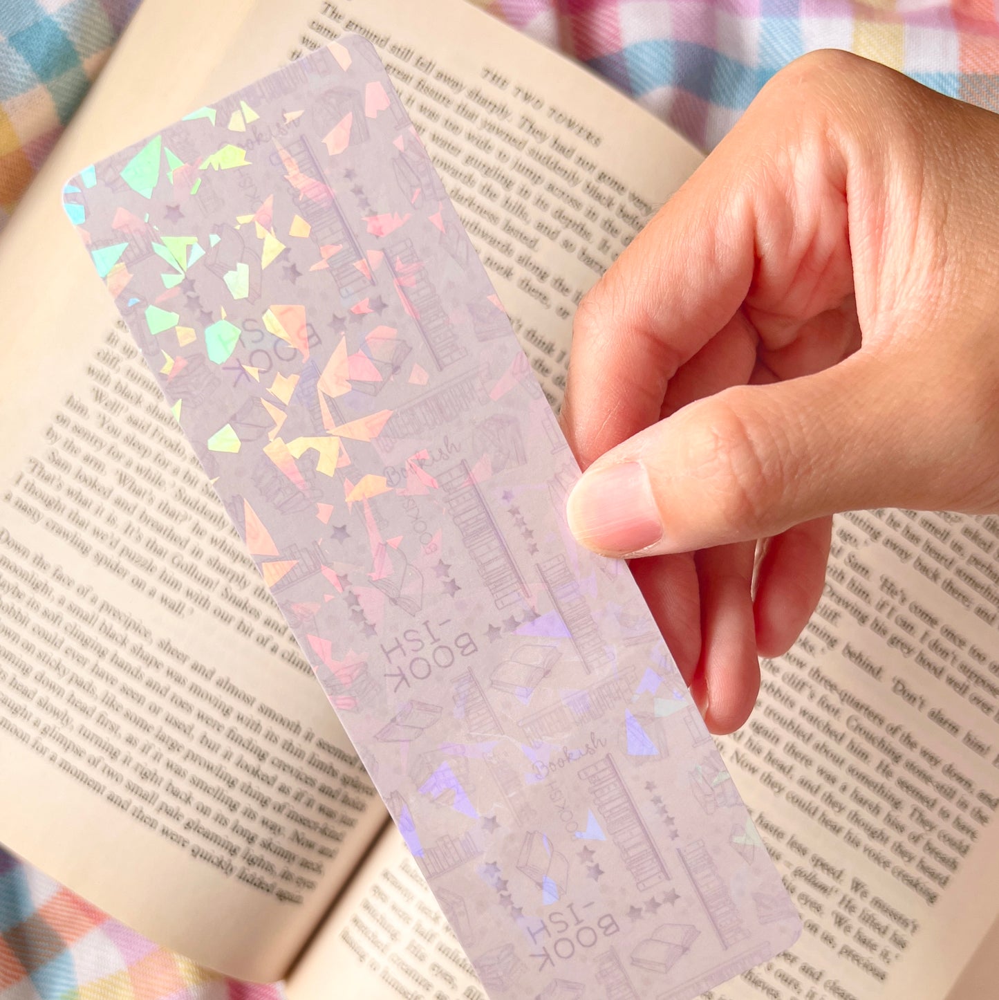 Bookish Gray Bookmark (multiple options)