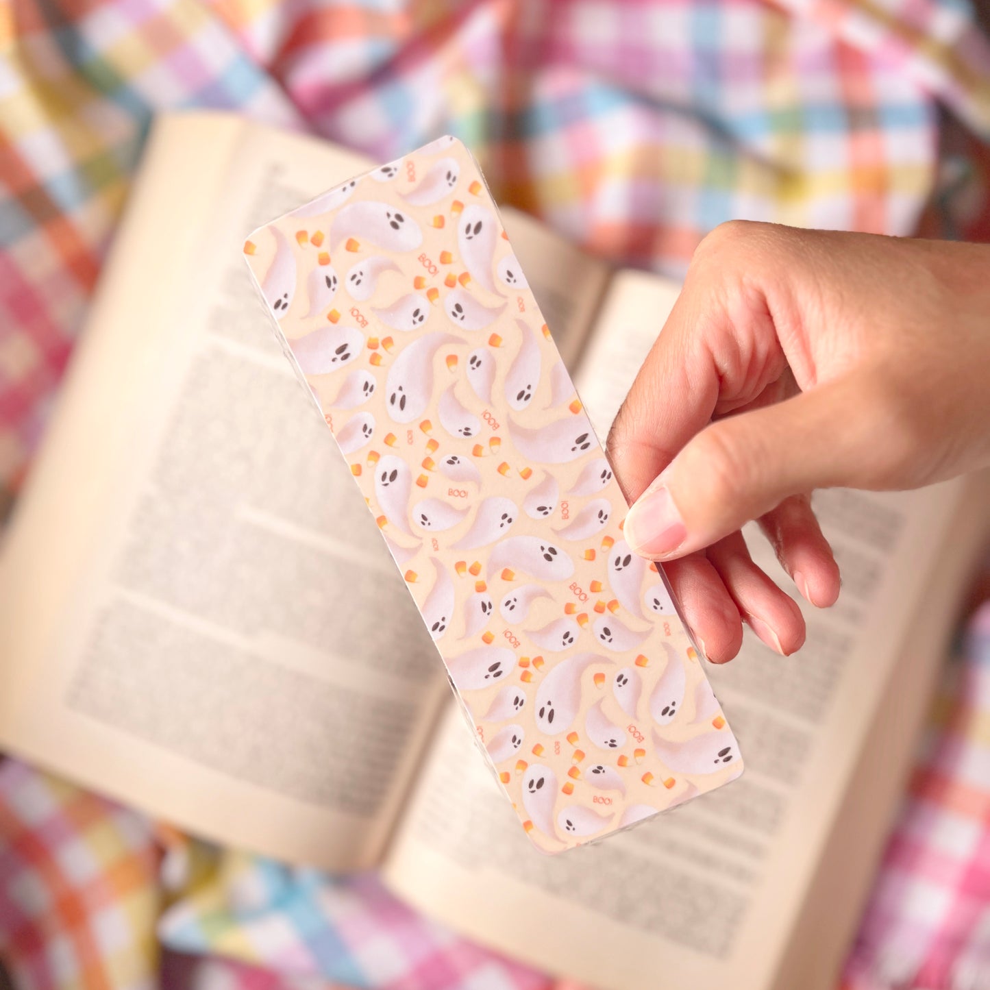 Candy Corn Ghosties Bookmark (multiple options)