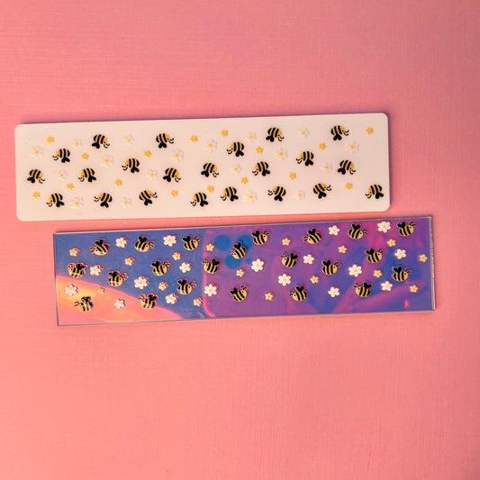 Busy Bees Acrylic Bookmark