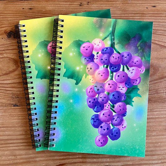 Grape Cuties - Spiral Notebook - Ruled Line