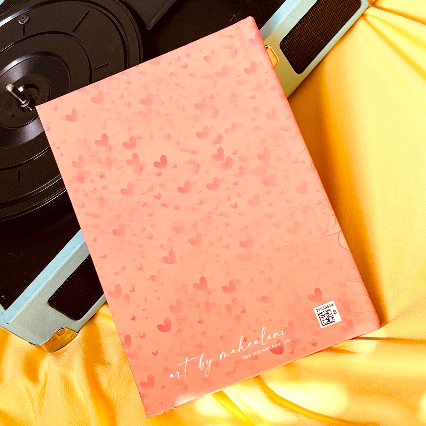 notes + happy flowers - hardcover journal