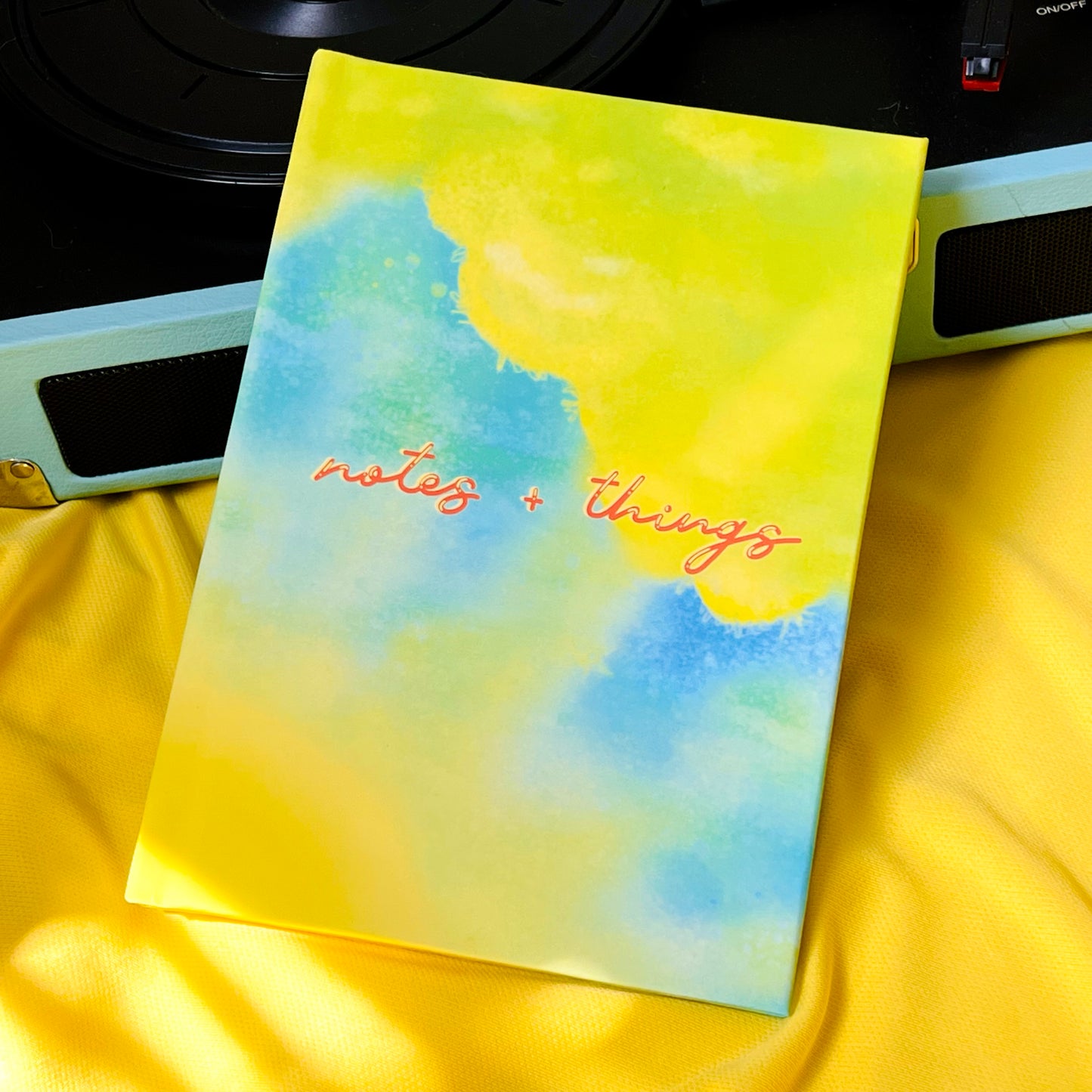 notes + things - hardcover journal