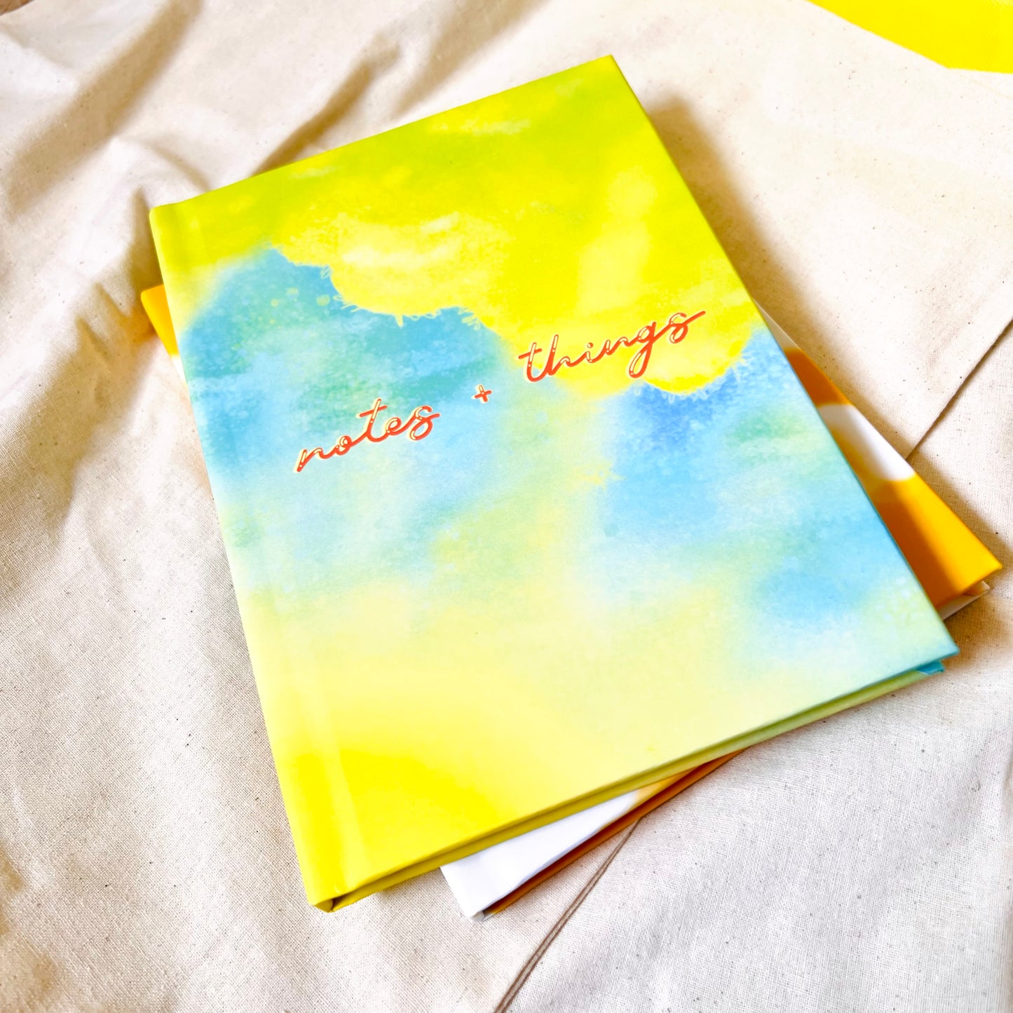 notes + things - hardcover journal